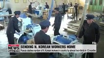 Russia slashes number of N. Korean workers in country by almost two-thirds in 12 months