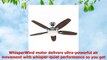 Hunter 59013 Contempo 52 Ceiling Fan with Light with Handheld Remote Large Brushed Nickel