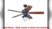 Litex EC52ABZ5C1 Lukins IndoorOutdoor Ceiling Fan with Five Reversible WalnutTeak ABS