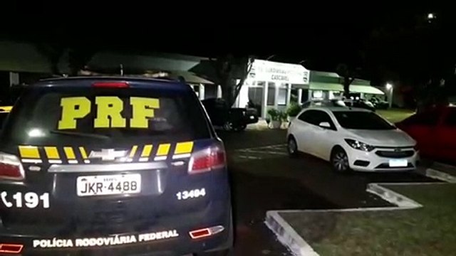PRF apreende droga em ônibus durante fiscalização