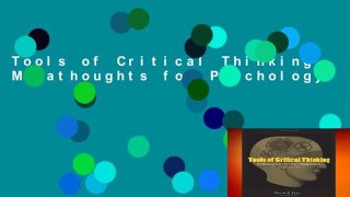 Tools of Critical Thinking: Metathoughts for Psychology