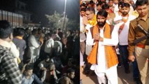 BJP MLA Jawahar Rajput के बेटे की गुंडागर्दी, Police से की मारपीट | Viral Video | वनइंडिया हिंदी