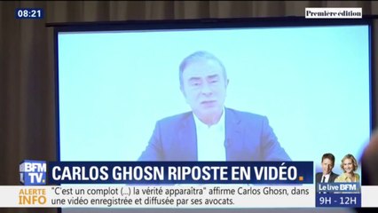 "C'est un complot." Carlos Ghosn clame son innocence dans une vidéo enregistrée et diffusée par ses avocats