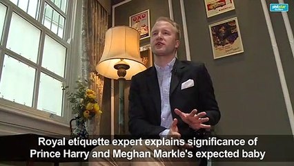Royal expert says Harry and Meghan's baby will be 'significant'