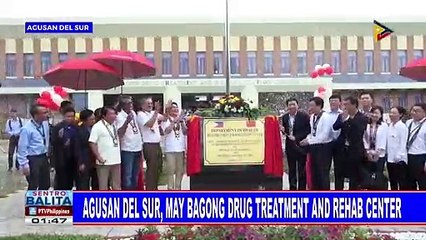 Agusan del Sur, may bagong drug treatment and rehab center