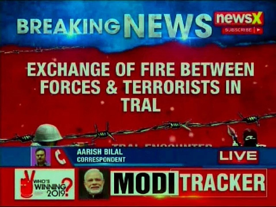Jammu Kashmir Tral Encounter: Exchange of Fires between Security forces and terrorists in Tral