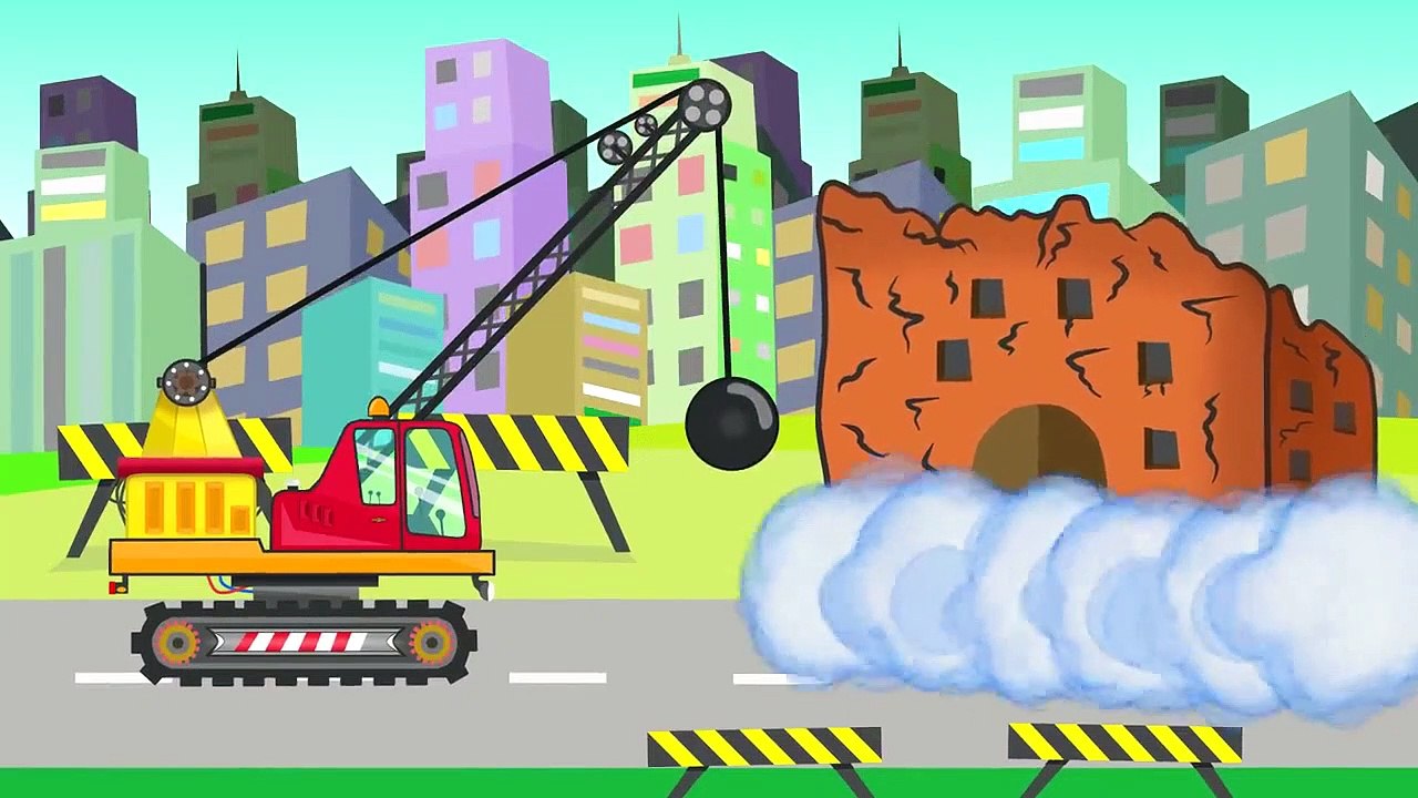 La démolition de la Grue - Machine pour des tâches spéciales | Vidéo pour les Enfants
