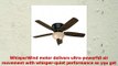 Hunter Fan 52 Hugger Ceiling Fan in Basque Black with Bowl Light Kit 5 Blade Certified