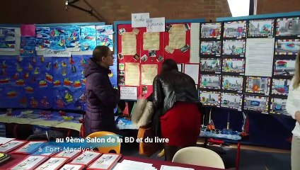 Au 9ème Salon de la BD et du livre à Fort-Mardyck