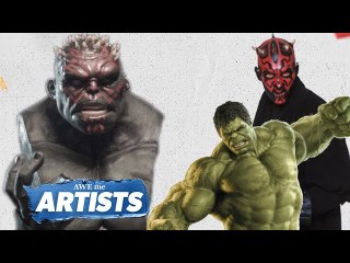 The Hulk Meets Darth Maul Sculpture Mashup - AWEMe Artists