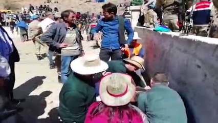 Boğa güreşlerinde heyecandan kalbi durdu