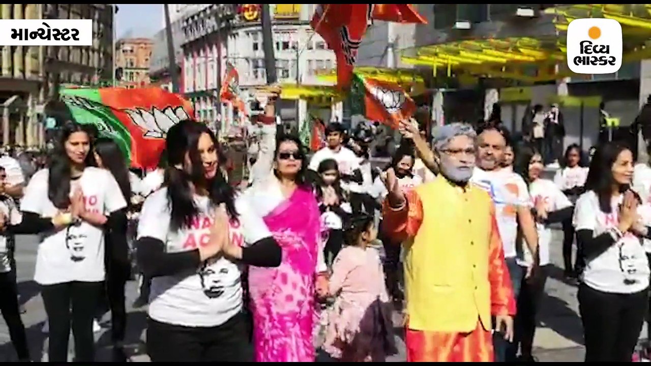 એનઆરઆઈએ વિદેશની ધરતી પર લગાવ્યો નમો અગેઈનનો નાર...