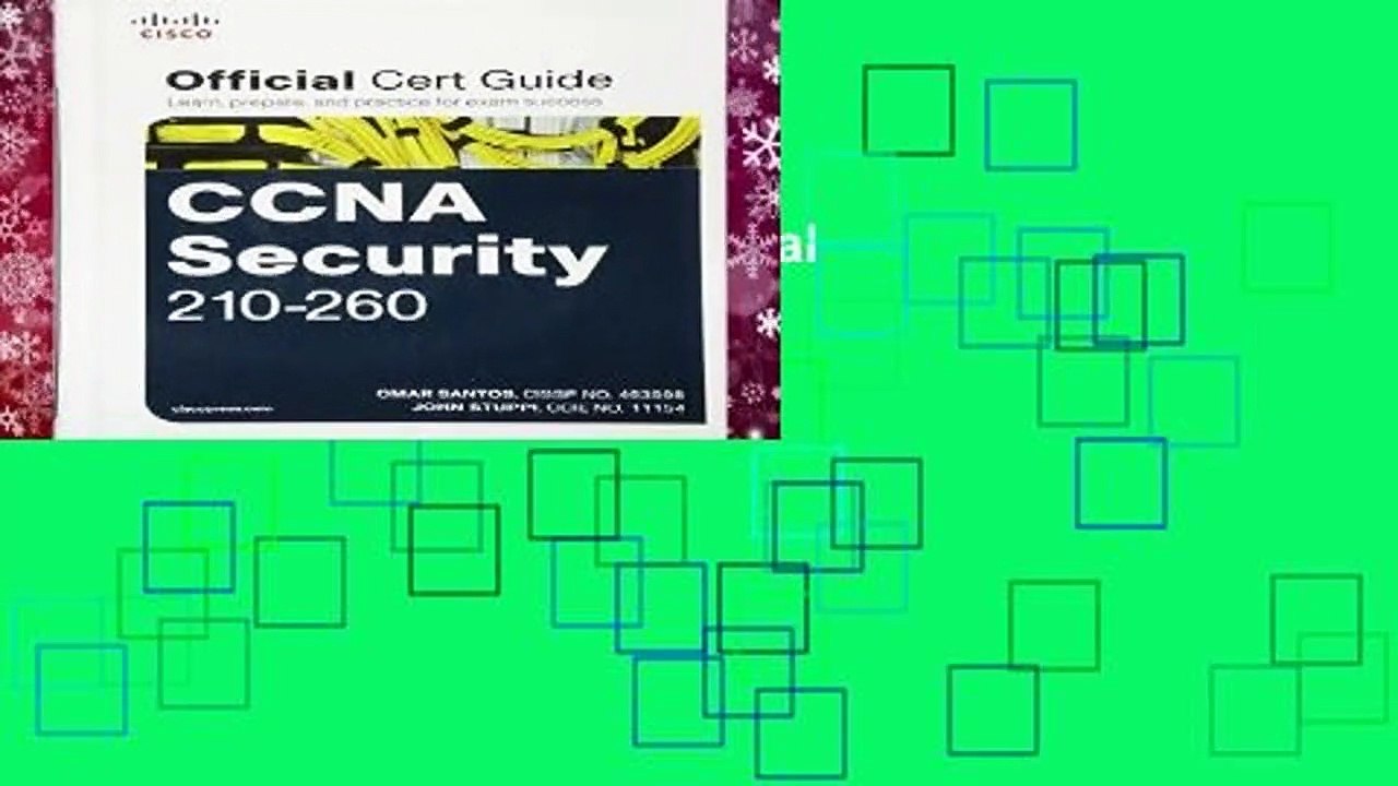 CCNA Security 210-260 Official Cert Guide