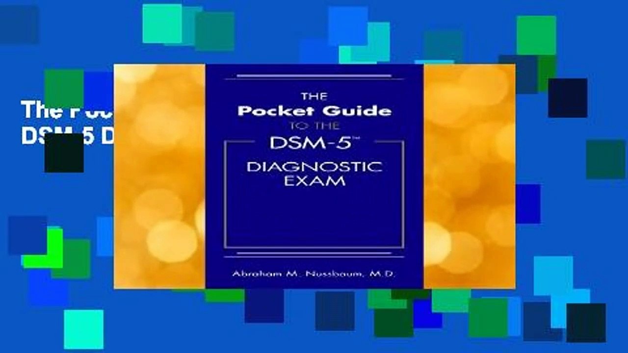 The Pocket Guide to the DSM-5 Diagnostic Exam