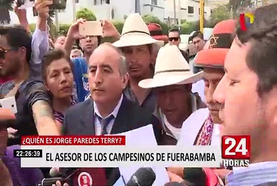 ¿Quién es Jorge Paredes Terry? asesor de la comunidad de Fuerabamba