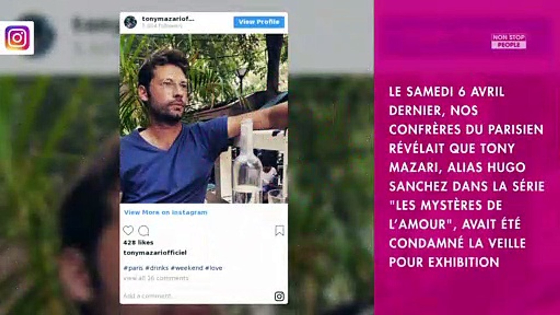 Les Mysteres De L Amour Tony Mazari Vire Que S Est Il Passe Exactement Video Dailymotion