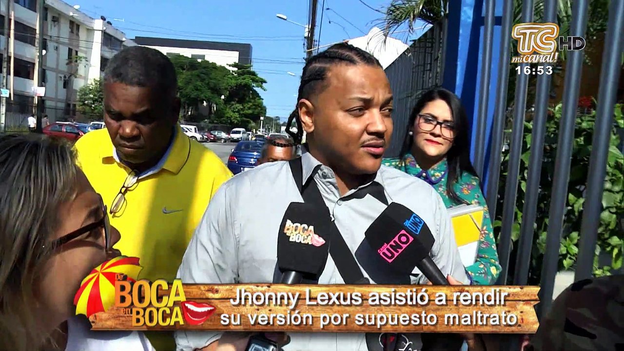 Jhonny Lexus asistió a rendir su versión por supuesto maltrato