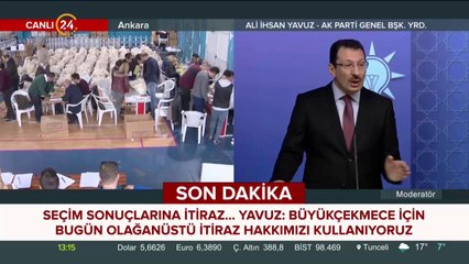 AK Parti Genel Başkan Yardımcısı Ali İhsan Yavuz konuşuyor
