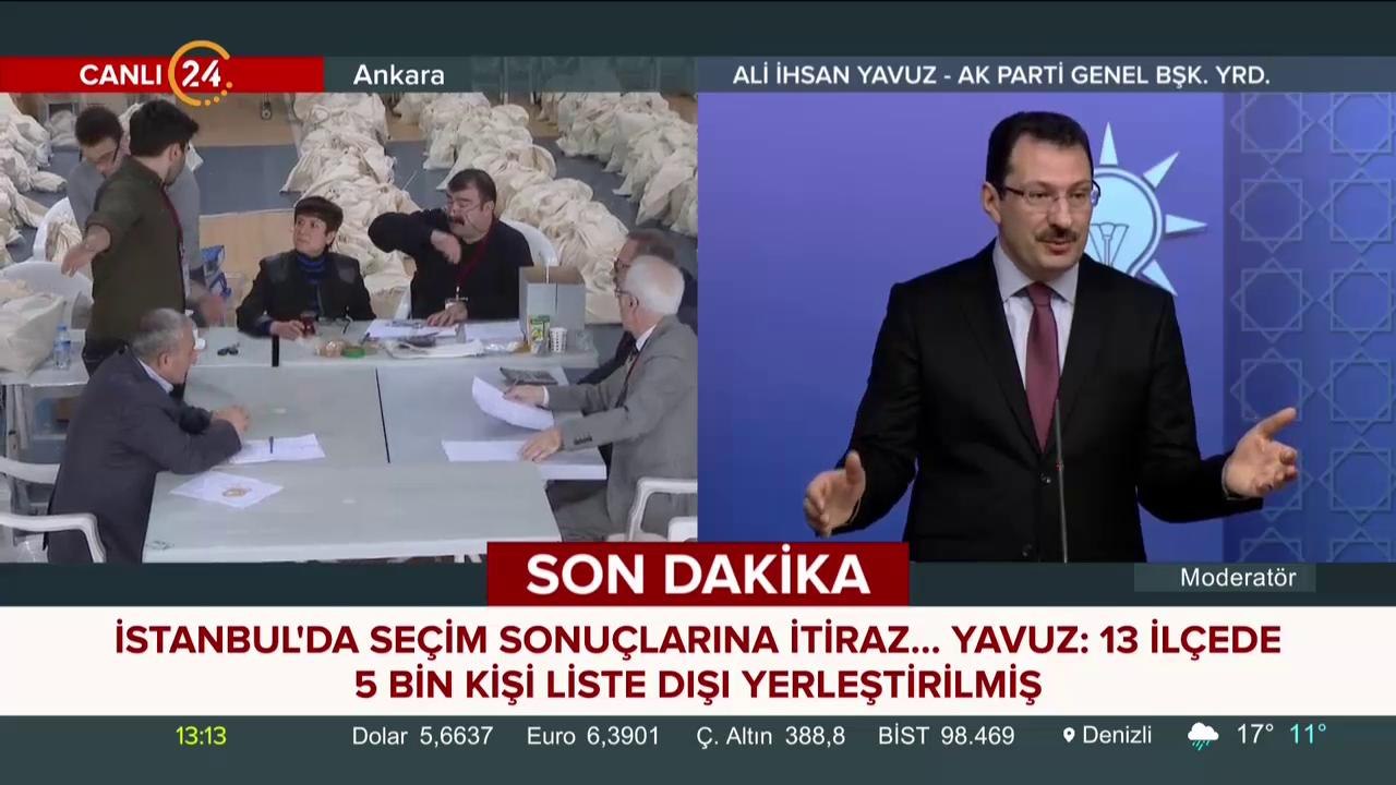 AK Parti Genel Başkan Yardımcısı Ali İhsan Yavuz konuşuyor
