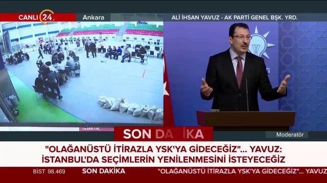AK Parti Genel Başkan Yardımcısı Ali İhsan Yavuz konuşuyor