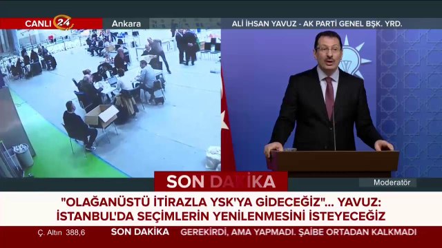 Sayım döküm cetvelinde AK Parti oyu önce CHP'ye yazılmıştır