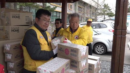 "참담해도 일은 해야죠'"...이재민 돕는 이재민 / YTN