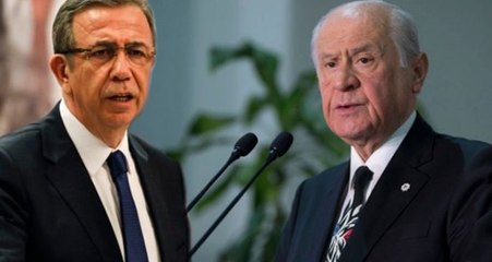 Bahçeli'den Mansur Yavaş Çıkışı: Aklanmadan Benim Başkanım Olamaz