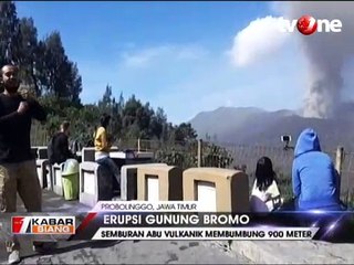 Semburan Abu Bromo 900 Meter Jadi Daya Tarik Wisatawan