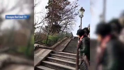 Il descend Montmartre à VTT - VTT - Extrême