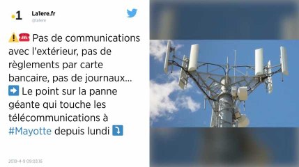 Panne géante dans les communications à Mayotte