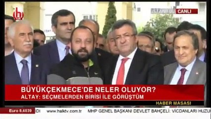 Vatandaş Büyükçekmece'de yaşadıklarını böyle anlattı