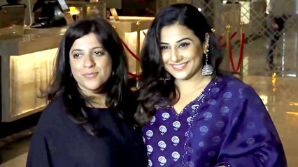 Vidya Balan And Zoya Akhtar At The Nomination Of  Critics Choice Film Awards
