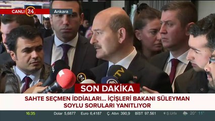 İçişleri Bakanı Soylu'dan seçimlere ilişkin açıklama