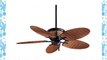 MinkaAire F580VRBB ShangriLa Vintage Rust 52 inch Outdoor Ceiling Fan with Light