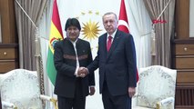 Ankara Erdoğan, Bolivya Devlet Başkanı Ayma ile Başbaşa Görüştü