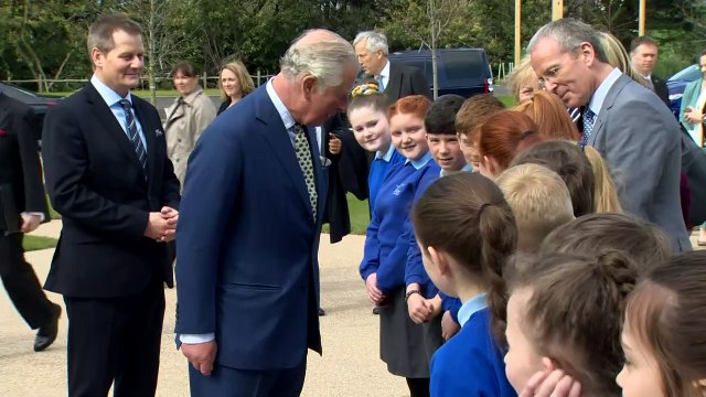 Prince Charles and Camilla visit Hillsborough Castle