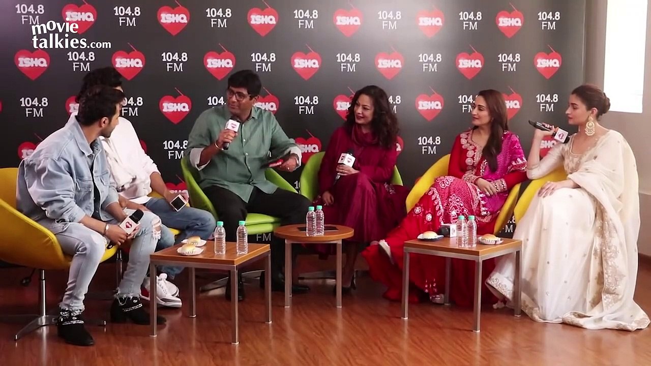 Varun Dhawan, Alia Bhatt, Madhuri Dixit & Aditya Roy Kapur At Kalank Promotions