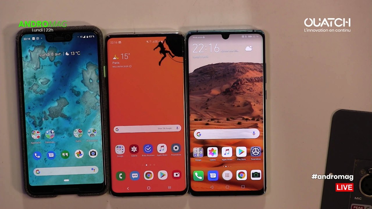 ANDROMAG S06E14 : Huawei P30 Pro VS Samsung Galaxy S10 Plus et test du Sony Xperia 10 Plus