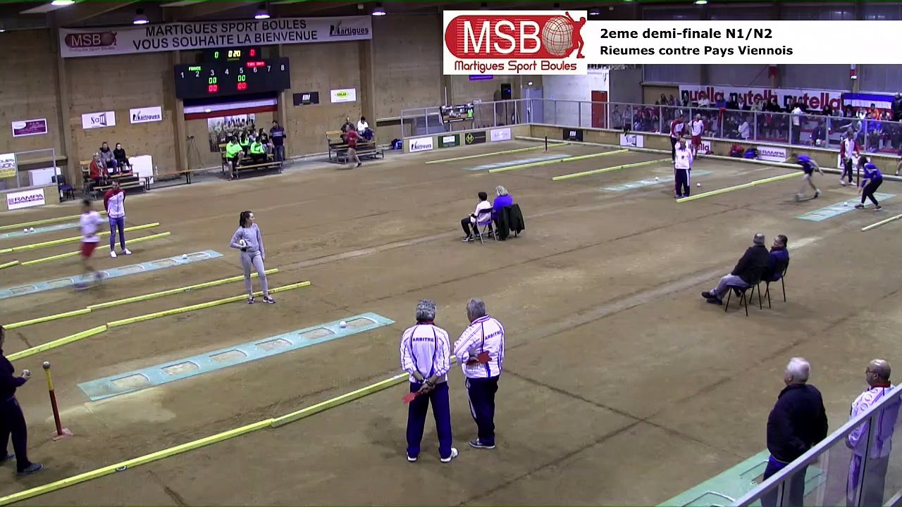 Seconde demi-finale, tir en relais N1N2, Rieumes contre Pays Viennois, France Tirs, Martigues 2019