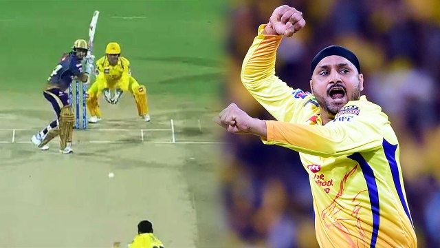 IPL 2019 CSK vs KKR: Harbhajan Singh removes Sunil Narine, Both opener departs | वनइंडिया हिंदी