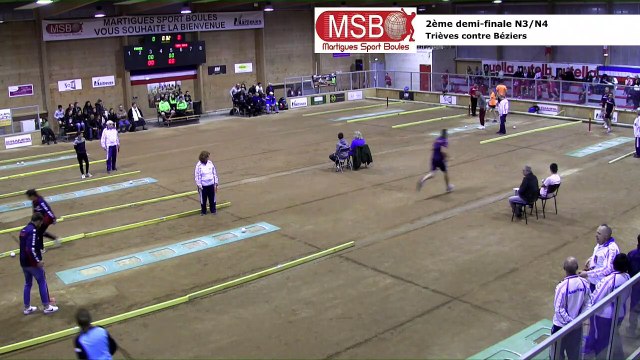 Seconde demi-finale, tir en relais N3N4, Trièves contre Béziers, France Tirs, Martigues 2019