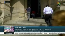 Argentinos rechazan intentos de frenar investigación sobre espionaje