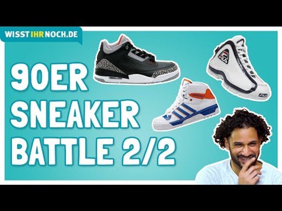 Jordan, Nike, FILA, Reebok? - Ususmango (RebellComedy) im 90er Sneaker Battle 2/2