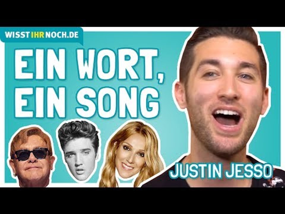 Justin Jesso singt Elton John, Elvis Presley und Céline Dion - Ein Wort, ein Song