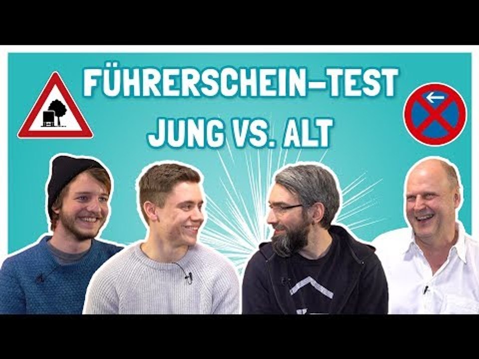 Führerschein-Test Jung gegen Alt - Wer schlägt sich besser?