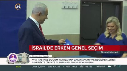 İsrail'de erken genel seçim