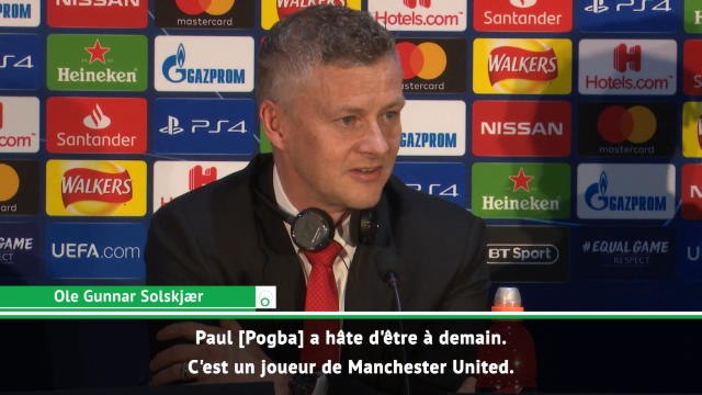 Quarts - Solskjær compte sur Pogba