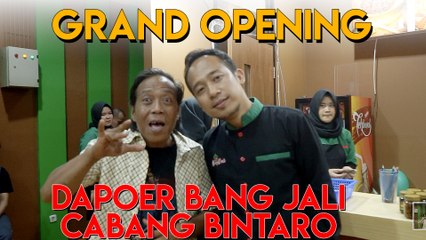Aksi Agus Cita di Dapoer Bang Jali Bintaro