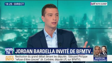 Jordan Bardella: "Les Français attendent un peu de bon sens mais le gouvernent passe complètement à côté"