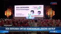 Ribuan Relawan Doa Bersama untuk Pemenangan Jokowi-Amin